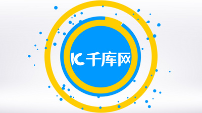 创意简约mg点线动画片头片尾视频ae模板