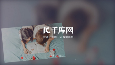 高清视频素材大电影风格婚礼照片电子相册视频PR模板
