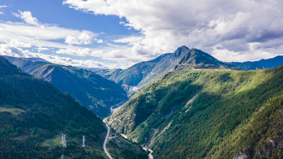 4K航拍延时云南祖国大好河山
