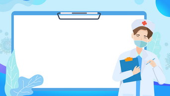 医疗疫情防控医学展板文本框医生科教教育mg蓝色视频背景