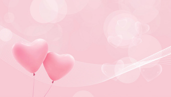 粉色浪漫温馨爱心气球动态视频背景