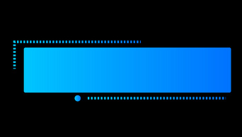 蓝色渐变字幕条标题框标题栏