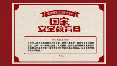国家安全教育日科普知识mg视频ae模版