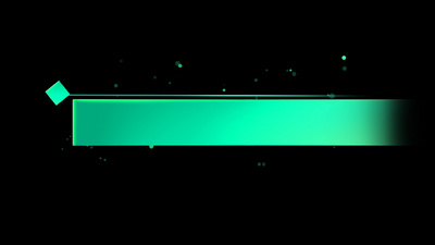 高清视频素材原创视频元素字幕特效荧光绿色发光标题栏人名条姓名条边框标题框