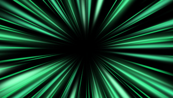 绿色放射光线特效光效科技线条线