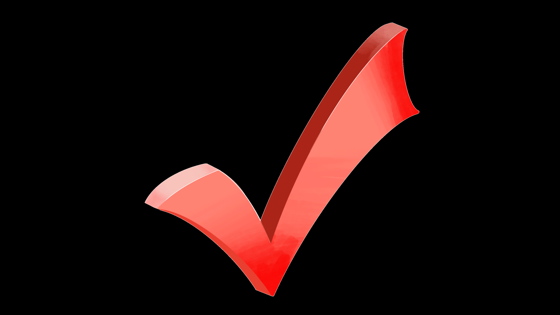 红色对勾符号打勾正确视频特效素材-千库网