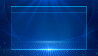 蓝色科技字幕版视频动态背景AE模板
