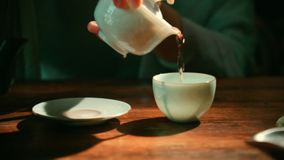古风意境沏茶倒茶特写视频1080