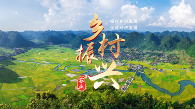 震撼大气云层穿梭乡村振兴片头ae视频模板