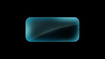 半透明蓝色玻璃质感边框扫光