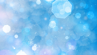原创蓝色冬季冬日下雪小雪大气唯美梦幻雪花飘落视频背景AE模板
