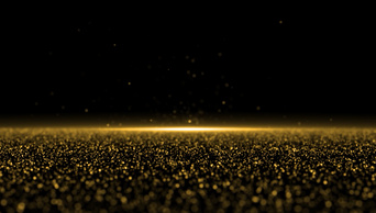 大气震撼金色粒子光效晚会背景视频AE模板