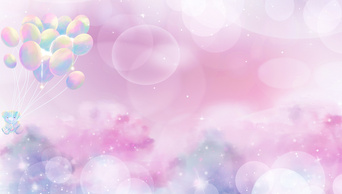 原创唯美浪漫粉色情人节光斑光效粒子气球视频背景ae模板