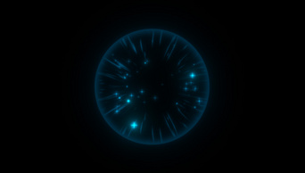 蓝色星光魔法游戏科技特效粒子光效