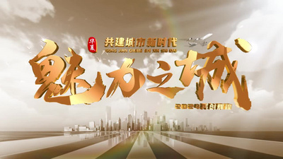 图片汇聚照片墙图文金字城市片头视频模板