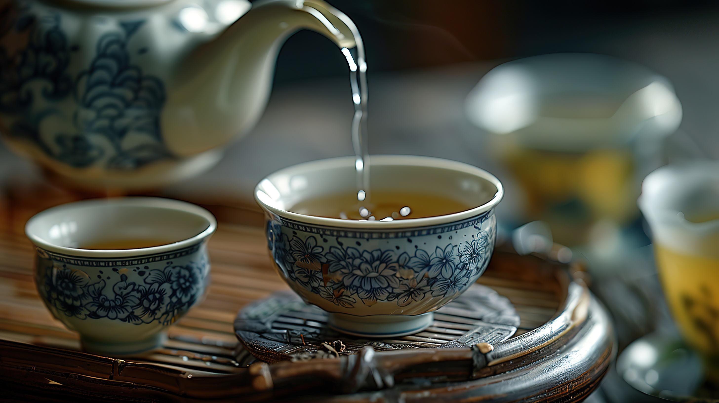 4K茶文化功夫茶茶艺文化倒茶动作品茶AI视频视频特效素材-千库网