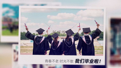 1080毕业影集相册照片回忆录实拍视频素材