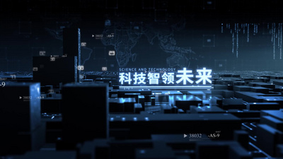 科技空间大气片头片尾开场AE模板视频模板