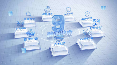 科技企业分类架构展示视频实拍