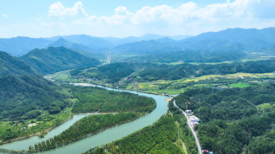 峡谷实拍视频素材4K航拍山河风光红杉树林高山峡谷风景视频实拍