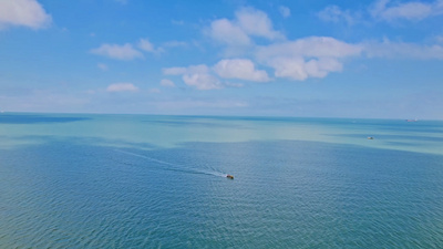 海南实拍视频素材4K震撼航拍海南海口碧海蓝天风光实拍视频素材
