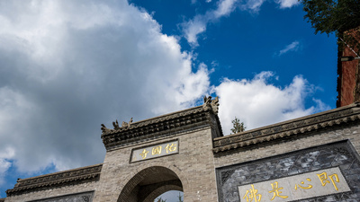 山西五台山佑国寺南山寺延时2视频实拍