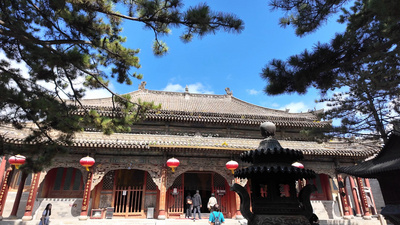 五台山视频实拍视频素材山西五台山显通寺实拍1实拍视频素材