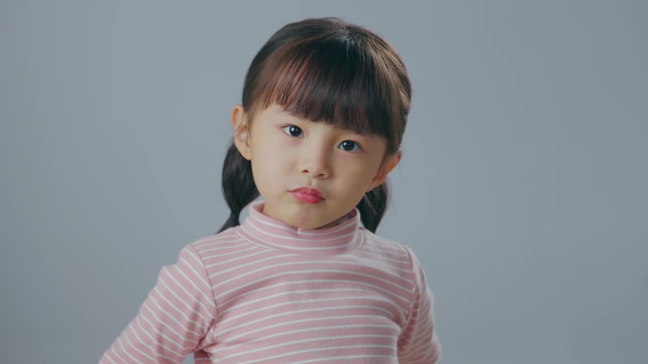 可爱的小女孩4视频特效素材-千库网