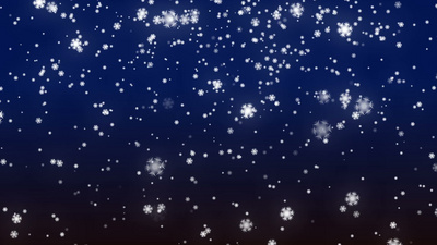 冬季雪花抽象背景