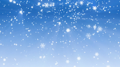 冬季雪花抽象背景