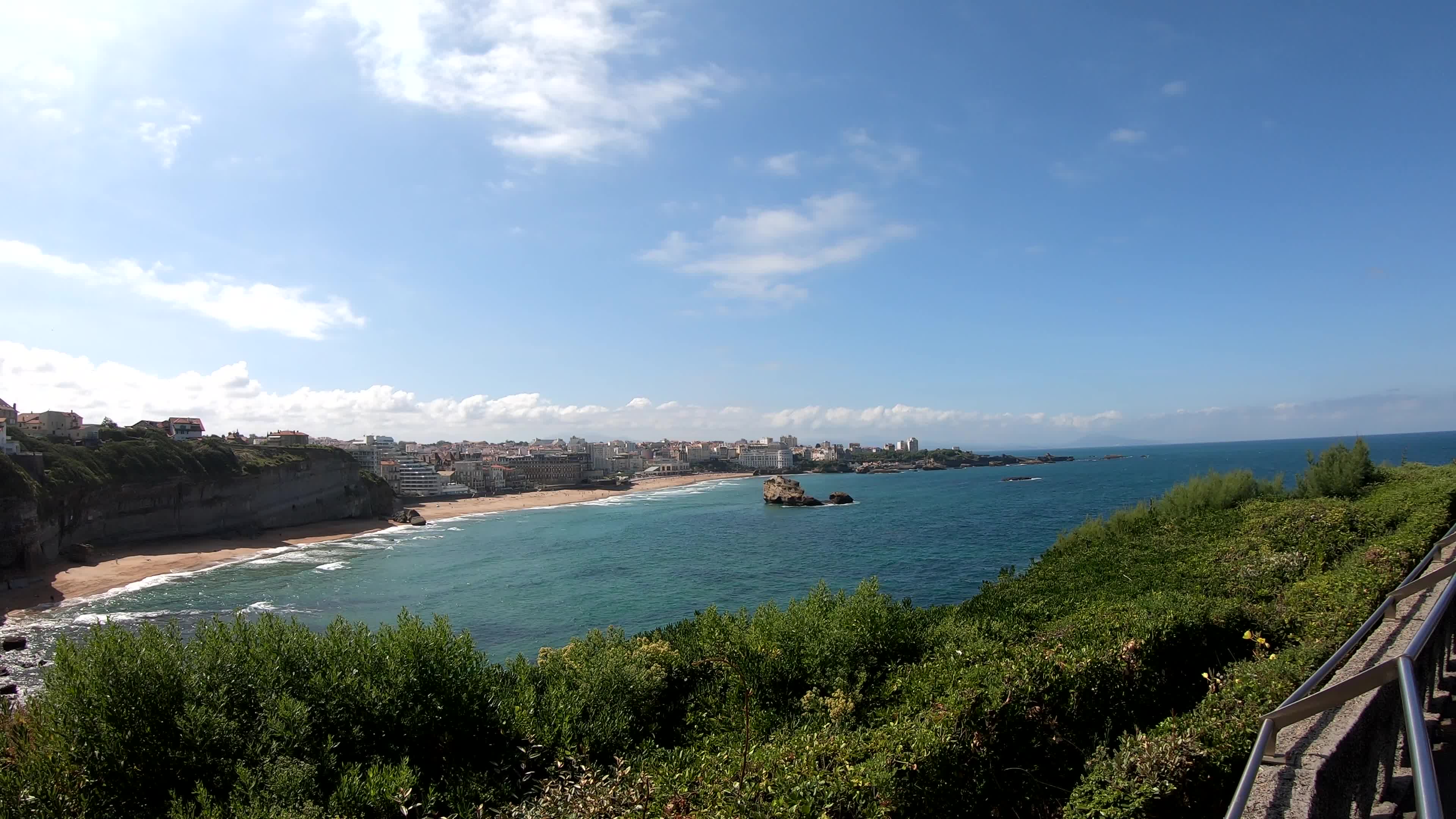 法国夏季的海滩