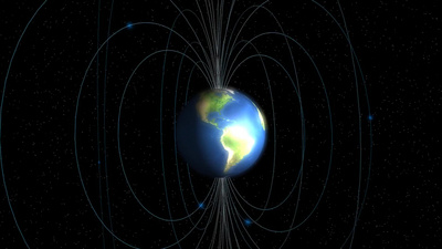 教育实拍视频素材地球磁场行星科学物理教育