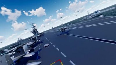 航空母舰战斗机军事演习现代军事