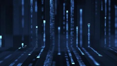 网格数据驱动技术未来主义数字背景社交网络或商业分析表示