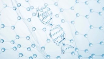 具有分子结构背景的DNA3D渲染