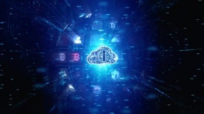 4k实拍安全数字数据网络