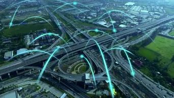 4K连通网络全球化的智能化数字城市公路