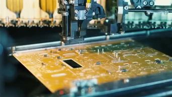 机器生产印制电路板和芯片主板上的应用