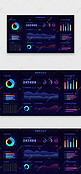 深色数据可视化页面