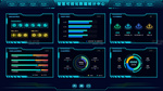 智慧科技可视化数据图表集合