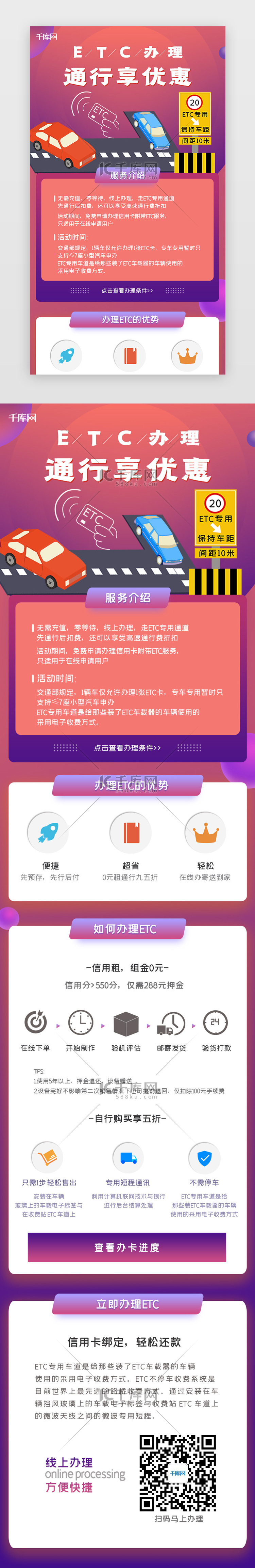 创意ETC办理活动页H5